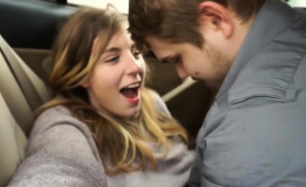 Beautiful Amateur Teen Gets Pounded Deep And Hard In The Car