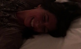 Striking Amateur Wife Enjoys A Hardcore Fucking On The Bed