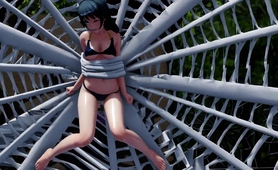 Stacked 3d Bombshell Has A Black Monster Devouring Her Pussy