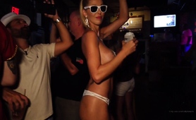 Sensuous Strippers Show Off Their Amazing Curves In Public