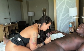 Latina Milf Plays Black Hard