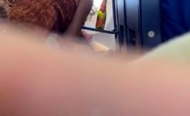 Amateur Babe Caught Blowing Boyfriend's Cock In Public