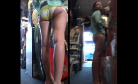 Street Voyeur Follows A Hot Amateur Teen With A Lovely Ass