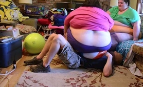 Kinky Femdom Threesome With Two Fat Amateur Mistresses