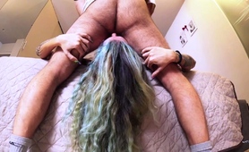 Hardcore Deepthroating Session For Foot Fetish Milf Slut